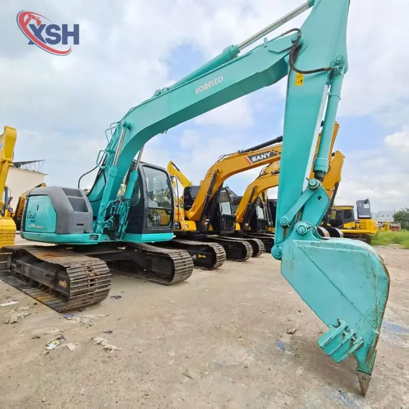 Efficient Powerful Second-hand Kobelco SK135 Crawler Excavator Global Supplier