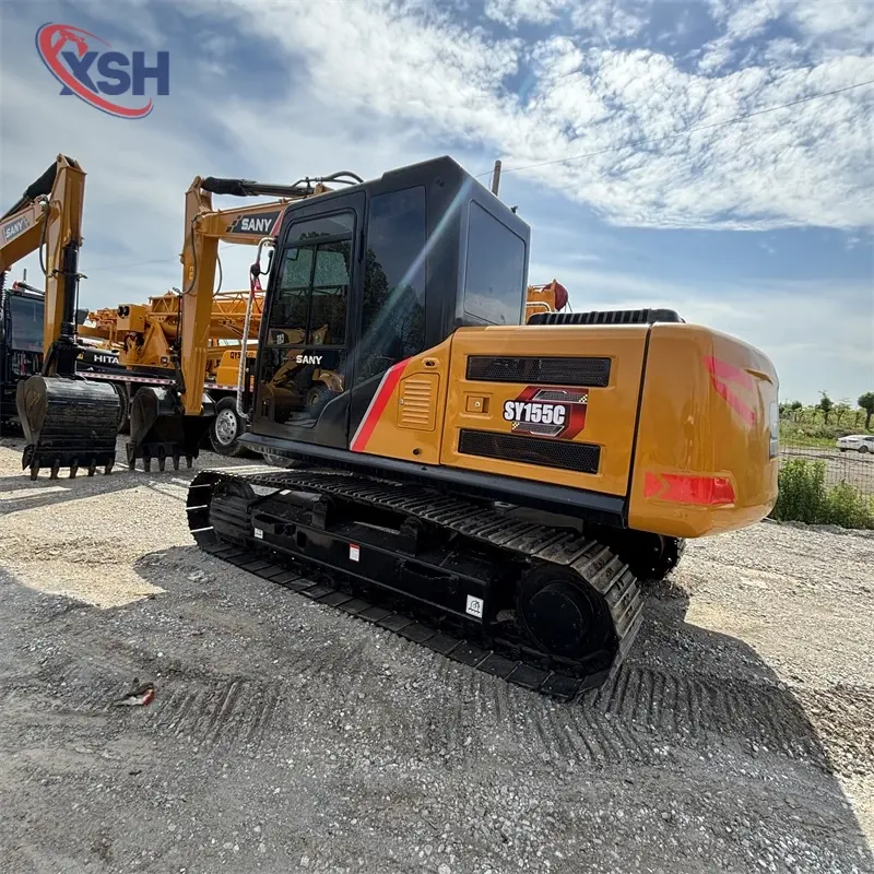 Mining Grade Powerful Second-hand SANY 155C Large Crawler Excavator Equipment