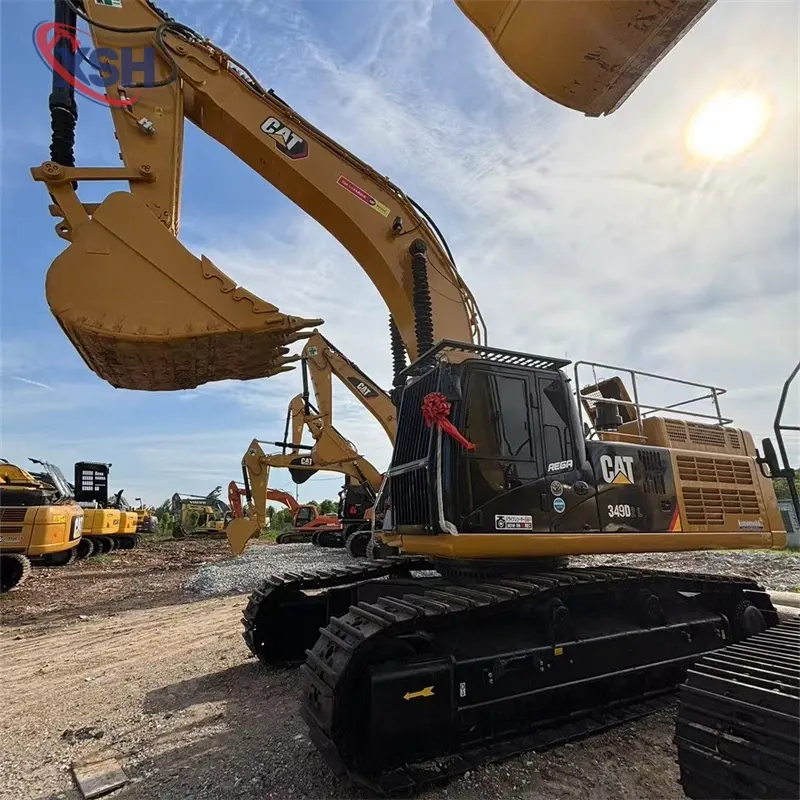 Mining Grade Powerful Used Caterpillar 349D2L Super Large Hydraulic Excavator Global